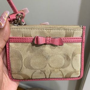 Coach wristlet card holder